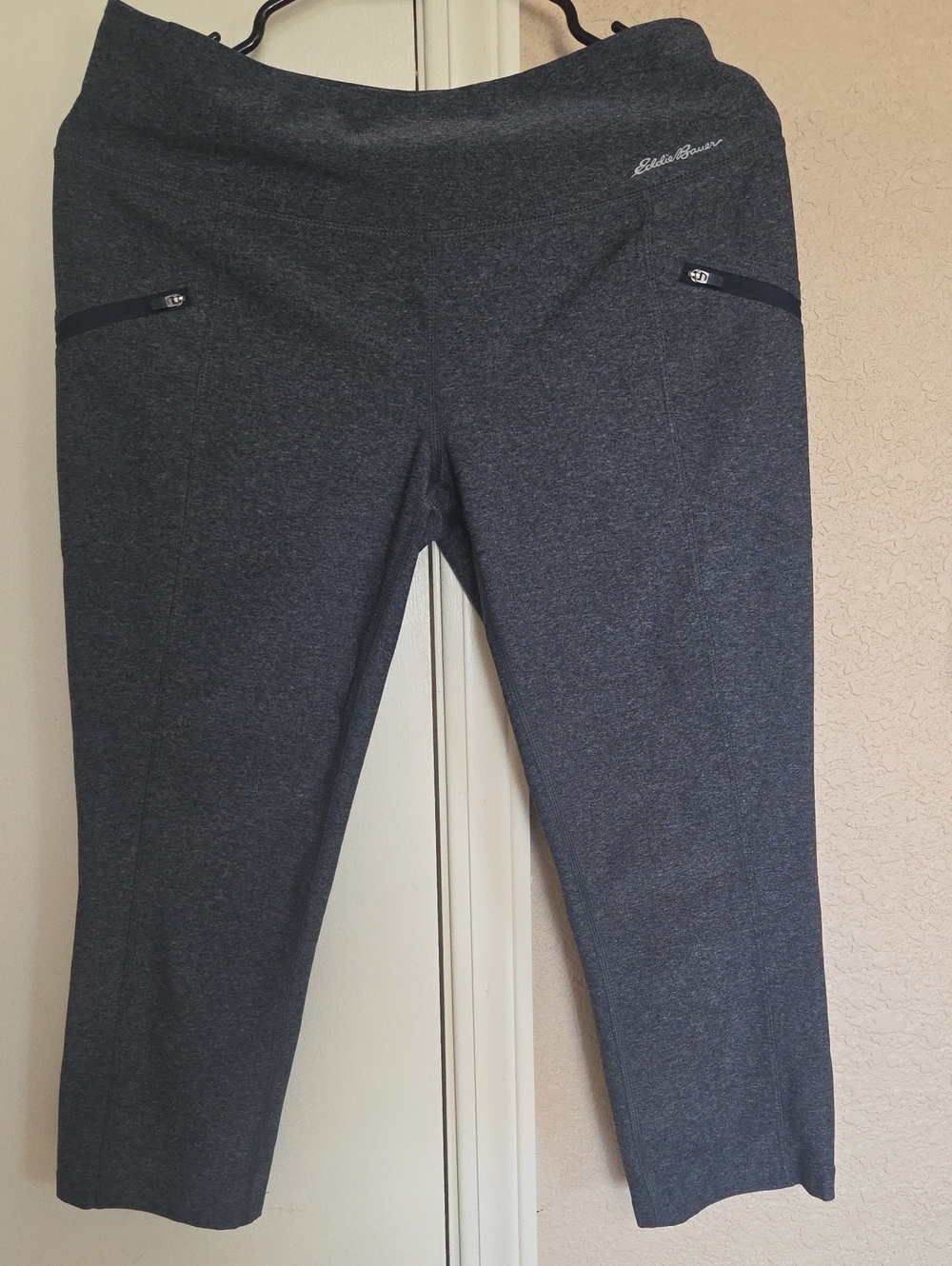 Eddie Bauer Women's Charcoal Gray Cropped Pants